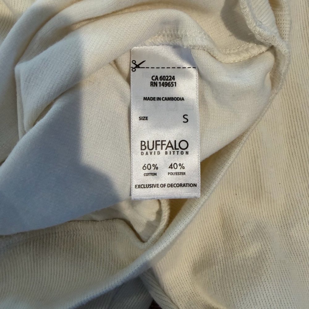 Buffalo David Bitton Cream Pajama Set - Picture 3 of 3